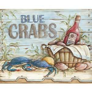   Slice Blue Crab Design Cutting Board By McRostie