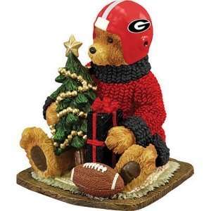  Georgia Bulldogs NCAA Football Bear Figurine: Sports 
