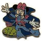 Disney DCA Scuba Diving Daisy Duck Swimming w Fish Pin  