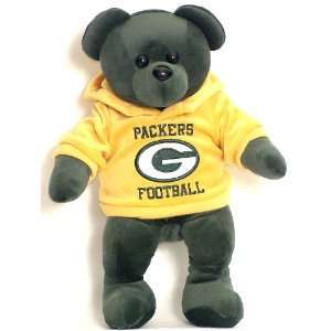  Green Bay Packers NFL Collectible Hoodie Bear: Sports 