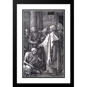   Matted St. Peter And St. John Healing The Cripple