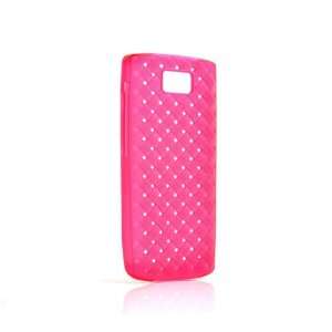  Pink Transparent TPU Silicone Case Cover Skin for Nokia X3 