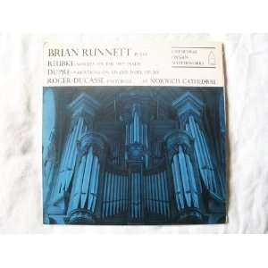  CRMS 849 BRIAN RUNNETT Plays at Norwich Cathedral LP 