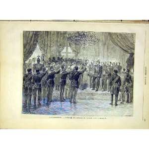 Saint Petersburg Czar Ceremony French Print 1881 