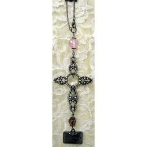   Car Charms 4828 Watch Over My Family Cross Rearview Mirror Car Charm
