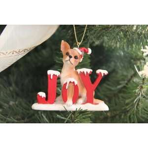  Chihuahua Dog Holiday Joy Ornament