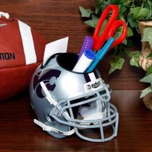   Schutt Kansas State Wildcats Mini Football Helmet Desk Caddy: Sports