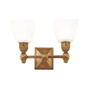 Visual Comfort and Company CHD1542AB FG Chart House 2 Light Sconces in 
