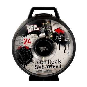  Tech Deck Wheel Display Case With Board   Spitfire With Real 