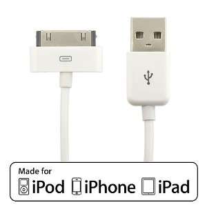Charge Dock Connector Data Cable / White (Retail Packaging) for Apple 