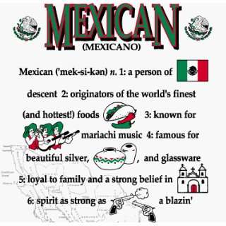  Mexico   Nationality Definition Sweatshirt (Large): Patio 