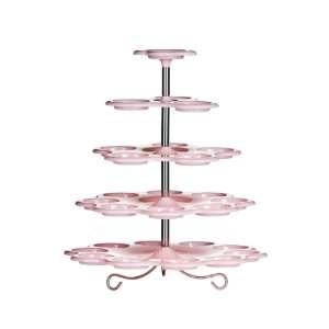    Premier Housewares 5 Tier Pink Cupcake Stand