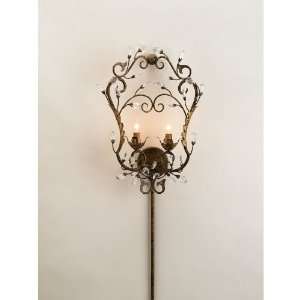   / Classic Cupertino/Gold Leaf Melody Wall Sconce