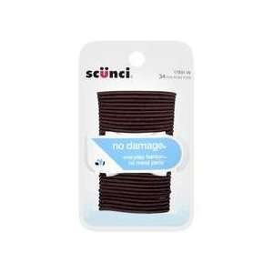  Scunci: Brown Hair Bands, 34 Ct, Sold in Packs of 3 