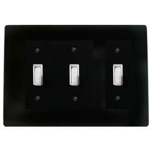  Plain Triple Light Switch Cover: Home Improvement