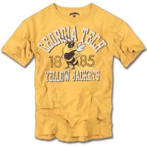  Georgia Tech Yellow Jackets 47 Brand Vintage Scrum Tee 