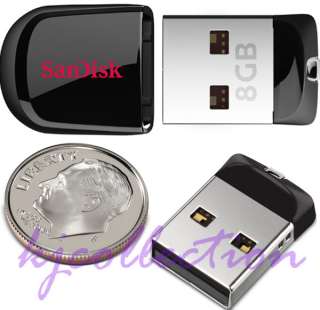 SanDisk 4GB Cruzer Mini USB Flash Drives BLADE Black  