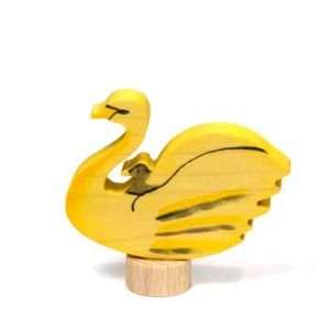  Swan with Cygnet Ornament for Birthday Ring