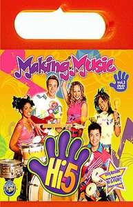 Hi 5   Making Music Vol. 3 DVD, 2007, Includes Carrying Case  