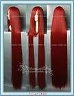 150cm Long Sanguine Red Cosplay Party Wigs BH0703  