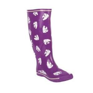  Womens Kansas State Scattered Wildcat Boot Color Purple 
