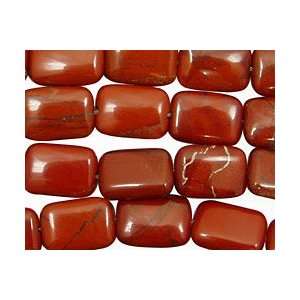    Red Jasper Beads Thin Pillow 14x10mm: Arts, Crafts & Sewing