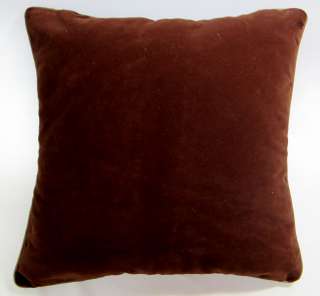 EM65 Brown Plain Colour Velvet Cushion/Pillow/Throw Cover*Custom Size 