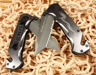 SOG durable Folding Line Lock Steel Saber Knife 56  