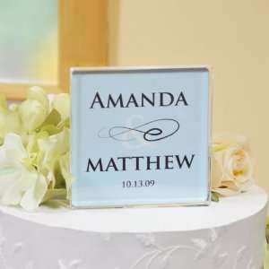  Flourish Personalized Wedding Cake Topper
