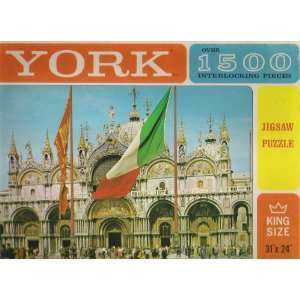  York 1500 Piece Jigsaw Puzzle King Size 31 x 24 [ #3 San 