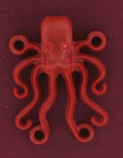 Lego Pirates Octopus figure brand new dark red  