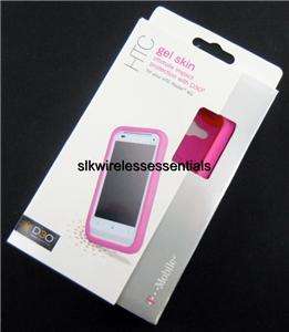 New OEM T Mobile Pink D3O Flex Hard Gel Skin Shell Cover Case for HTC 