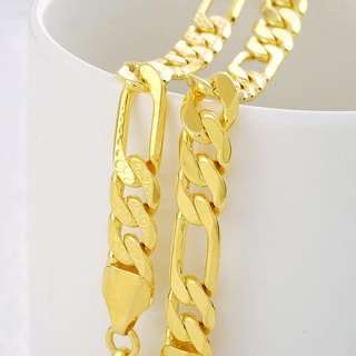 Top Cool Mens 18k Yellow gold filled necklace chain 23.6 NEW  