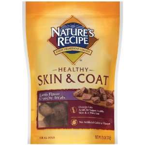Natures Recipe Skin and Coat Dog Treats, 7.5 Ounce  