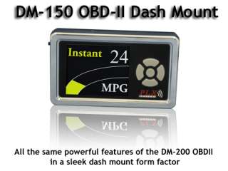 DM 150 OBD II Dash Mounted OBD II Scan Tool, Gauge & External Sensor 