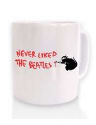Banksy Tshirts PP   Banksy Never Liked The Beatles Rat Printed Mug