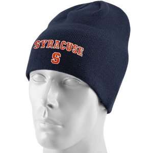   Nike Syracuse Orange Navy Blue Classic Knit Beanie: Sports & Outdoors