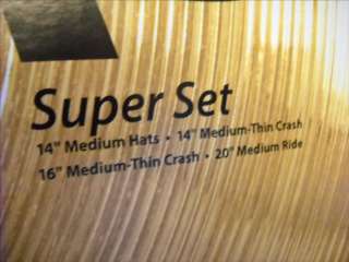 Sabian XS20 Super Set Cymbal Pack  