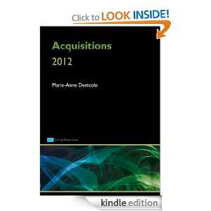 Acquisitions (CLP Legal Practice Guides) Marie Anne Denicolo  