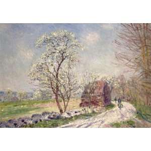  Hand Made Oil Reproduction   Alfred Sisley   32 x 22 
