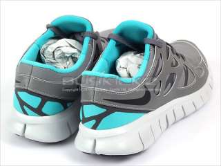 Nike Wmns Free Run+ 2 Shield Cool Grey/Black Bright Turquoise Grey 