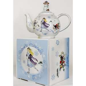  Alice in Winterland 18 Oz Teapot