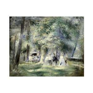  In The Park at Saint Cloud by Pierre Auguste Renoir . Art 