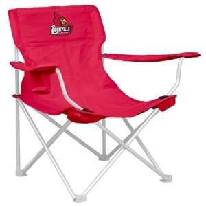 Louisville Cardinals NCAA Adult Nylon Tailgate Chair:  