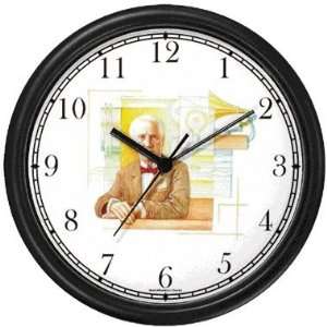  Thomas Alva Edison Wall Clock by WatchBuddy Timepieces 