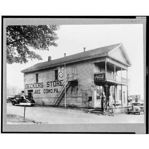  Pennsylvania. PA, Lake Como. Deckers store 1930