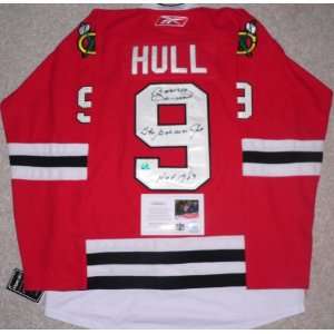  Bobby Hull Hall of Fame 1983, The Golden Jet Autographed 