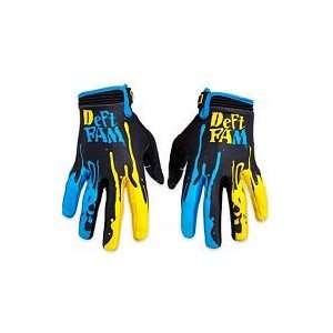  DEFT FAMILY CATALYST DIPPED GLOVE (XX LARGE) (BLUE/YELLOW 