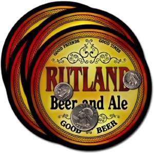Rutland , VT Beer & Ale Coasters   4pk