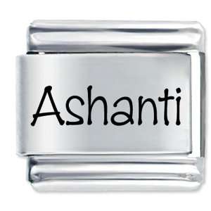  Name Ashanti Gift Laser Italian Charm: Pugster: Jewelry